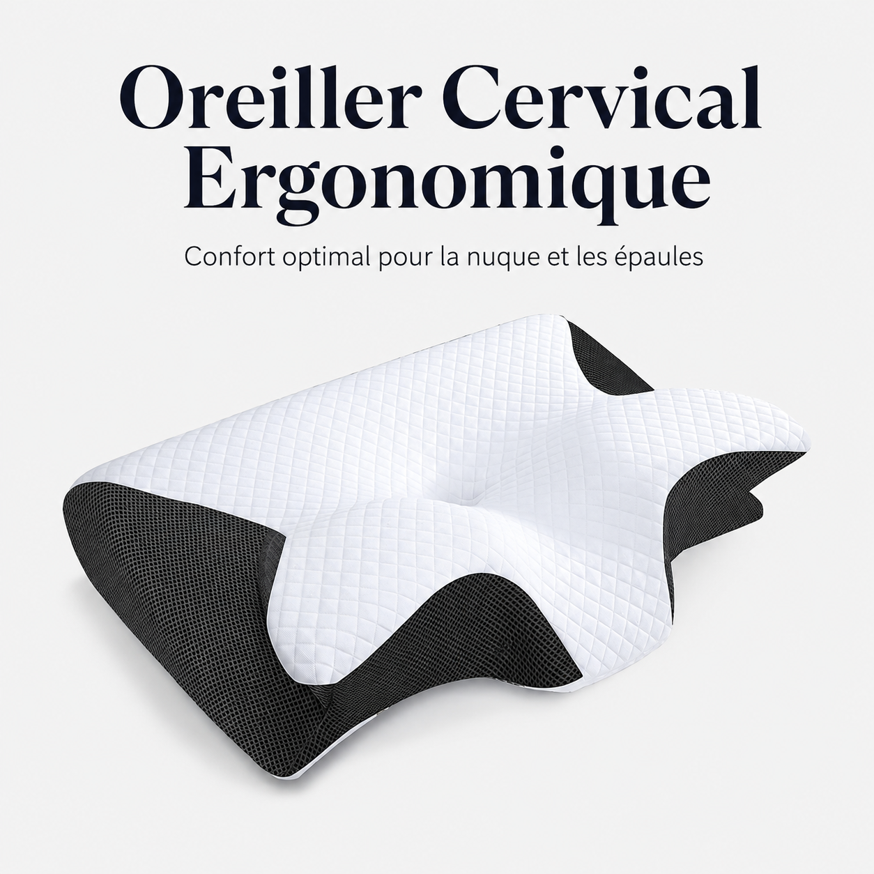 NuqEase– Oreiller Cervical Ergonomique