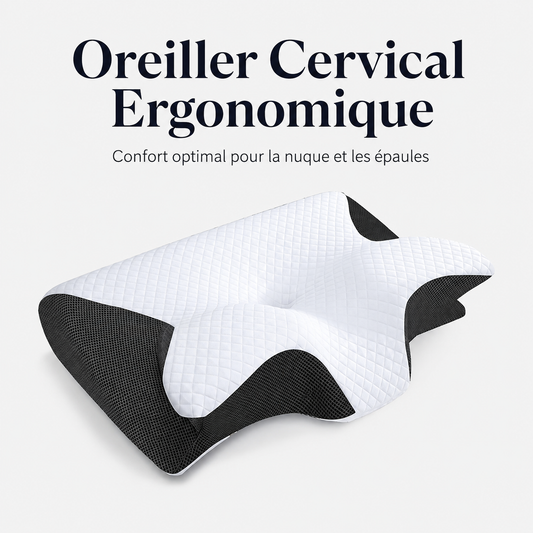 NuqEase– Oreiller Cervical Ergonomique